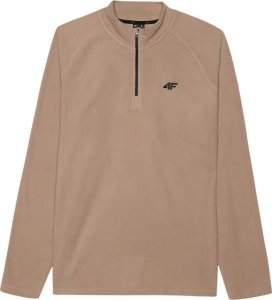 4f Bluza polarowa męska 4F M044 jasny brąz 4FWAW24UFLEM044 82S 2XL 2