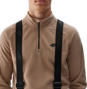 4f Bluza polarowa męska 4F M044 jasny brąz 4FWAW24UFLEM044 82S 2XL 4