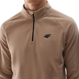 4f Bluza polarowa męska 4F M044 jasny brąz 4FWAW24UFLEM044 82S 2XL 5