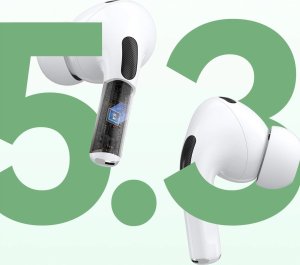 Słuchawki Dudao Słuchawki U19 douszne TWS bezprzewodowe Bluetooth 5.3 z wyświetlaczem LED - białe 5