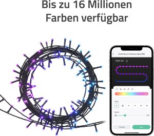 Lampki choinkowe Avanca International BV Hombli smartes Weihnachtslicht RGB 1