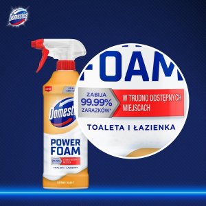 Domestos Power Foam Piana Do Mycia Toalety i Łazienki Citrus Blast 435ml 6