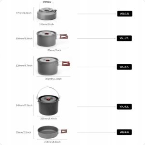 Fire-maple Zestaw naczyń fmc-212 FIRE-MAPLE 4
