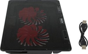 Blow 66-368# Podstawka chłodząca laptop 2 fan samba red 4