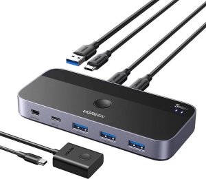 Ugreen ML Przełącznik / switch USB 3.0 2x4 Ugreen CM687 1