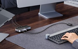 Ugreen ML Przełącznik / switch USB 3.0 2x4 Ugreen CM687 5