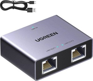 Ugreen ML Adapter rozgałęźnik Ethernet Ugreen NW301 (1x2) 3
