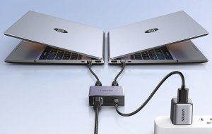 Ugreen ML Adapter rozgałęźnik Ethernet Ugreen NW301 (1x2) 4