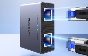 Ugreen ML Adapter rozgałęźnik Ethernet Ugreen NW301 (1x2) 5