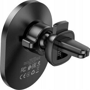 Ładowarka Borofone Ladetajs-turetajs auto BH201 Magsafe 15W melns magnetisks 2