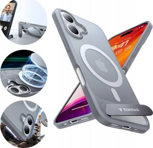 Torras ML Etui Torras Pstand Series do iPhone 16 Plus (Titanium gray) 4
