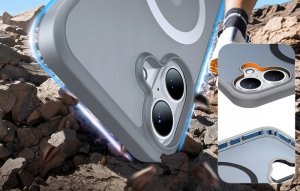 Torras ML Etui Torras Pstand Series do iPhone 16 Plus (Titanium gray) 8