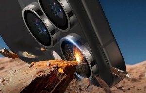 3MK ML Szkło Torras Lensguard do iPhone 16 Pro Max (Titanium gray) 7