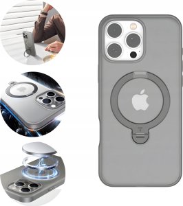 Torras ML Etui Torras Ostand Spin Series do iPhone 16 Pro (Titanium gray) 4