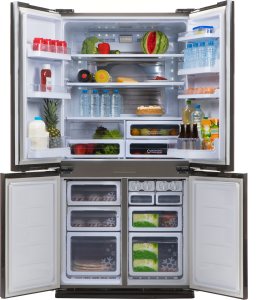 Lodówka Sharp SHARP SJEX820F2SL Šaldytuvas 13