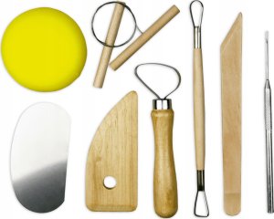 Pearson Education Limited Zestaw masy modelarskiej z białą gliną i Zestaw narzędzi modelarskich podstawowy 4