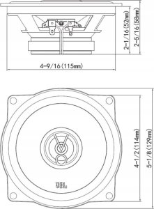 Kolumna Harman Kardon JBL Stage2 524 - głośnik - fA 1/4r KFZ - 35 Watt - dwudrożny - koaksjalny - 130 mm (5.25 in) 9