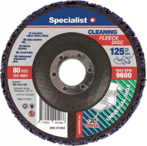 Specialist+ SPECIALIST+ nylon cleaning disc, 125mm 1