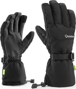Salomon Rękawice narciarskie Qunature Finger Style rozmiar L - czarne 1
