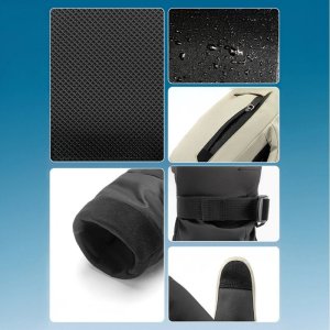 Dakine Rękawice narciarskie Qunature Full Length rozmiar M- jasnobrązowe 3