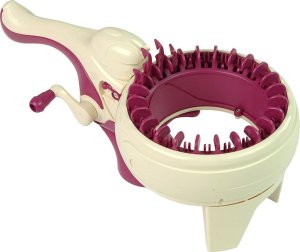 LeanToys Zestaw Kreatywny Maszynka do Zaplatania Tkania 5 Kolorów Nici LEAN Toys 2