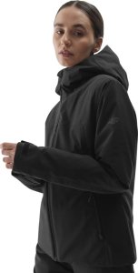 4f Kurtka narciarska damska 4F F572 czarna 4FWAW24TTJAF572 20S L 4