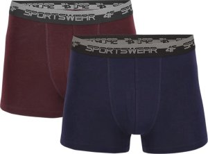 4f Bokserki męskie 4F M051 granat czerwień 4FWMM00UBXSM051 31S M 1