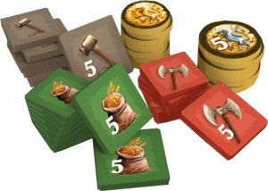 Inne UPADEK IMPERIUM gra planszowa Drewniane tokeny żetony ROZSZERZENIE DODATEK Kickstarter Deluxe 1