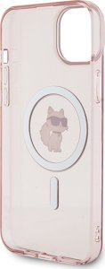 Karl Lagerfeld Karl Lagerfeld KLHMP15SHFCCNOP iPhone 15 / 14 / 13 6.1" różowy/pink hardcase IML Choupette MagSafe 11