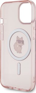 Karl Lagerfeld Karl Lagerfeld KLHMP15SHFCCNOP iPhone 15 / 14 / 13 6.1" różowy/pink hardcase IML Choupette MagSafe 20