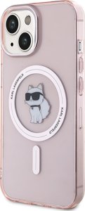 Karl Lagerfeld Karl Lagerfeld KLHMP15SHFCCNOP iPhone 15 / 14 / 13 6.1" różowy/pink hardcase IML Choupette MagSafe 2