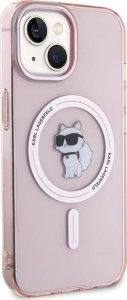 Karl Lagerfeld Karl Lagerfeld KLHMP15SHFCCNOP iPhone 15 / 14 / 13 6.1" różowy/pink hardcase IML Choupette MagSafe 25