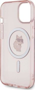 Karl Lagerfeld Karl Lagerfeld KLHMP15SHFCCNOP iPhone 15 / 14 / 13 6.1" różowy/pink hardcase IML Choupette MagSafe 28