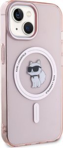 Karl Lagerfeld Karl Lagerfeld KLHMP15SHFCCNOP iPhone 15 / 14 / 13 6.1" różowy/pink hardcase IML Choupette MagSafe 4
