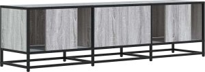 vidaXL Szafka pod telewizor, szary dąb sonoma, 150x35x41 cm 6