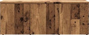 vidaXL Szafka pod TV, stare drewno, 80x34x30 cm 4
