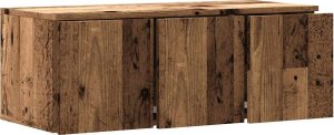 vidaXL Szafka pod TV, stare drewno, 80x34x30 cm 9