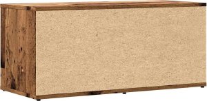 vidaXL Szafka TV, stare drewno, 80x34x35,5 cm 6