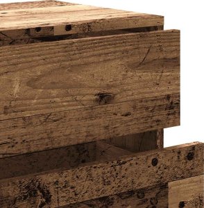 vidaXL Szafka TV, stare drewno, 80x34x35,5 cm 7