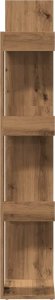 vidaXL Regał na książki, dąb artisan, 86x25,5x140 cm 5