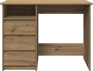 vidaXL Biurko Artisan Oak 102x50x75 cm Drewno klejone 4