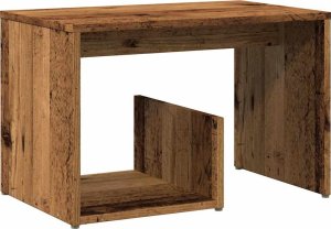 vidaXL Stolik, stare drewno, 59x36x38 cm, materiał drewnopochodny 6