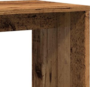vidaXL Stolik, stare drewno, 59x36x38 cm, materiał drewnopochodny 7