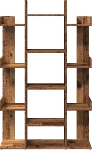 vidaXL Regał na książki, stare drewno, 86x25,5x140 cm 4