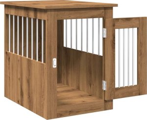 vidaXL Kojec dla psa, dąb artisan 45x62x59 cm, materiał drewnopochodny 5