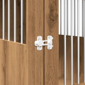 vidaXL Kojec dla psa, dąb artisan 45x62x59 cm, materiał drewnopochodny 9