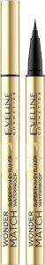 Eveline Eveline Wonder Match wodoodporny precyzyjny eyeliner Deep Black 1