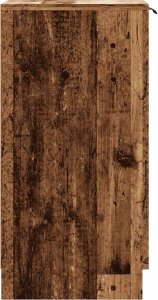 vidaXL Szafka na buty, stare drewno, 30x35x70 cm 5