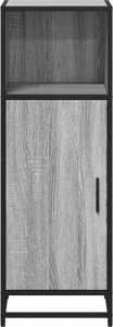 vidaXL Szafka łazienkowa Sonoma Szara 35x37,5x100 cm Drewno klejone 5