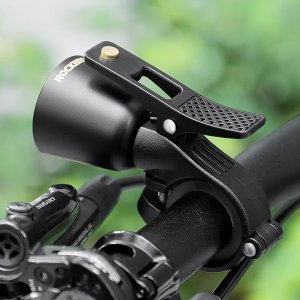 RockBros Nowoczesny dzwonek rowerowy kierunkowy dźwięk - czarny 4
